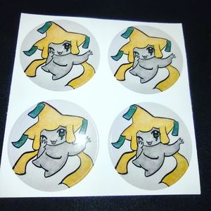 Custom Pokemon Jirachi Sticker